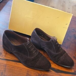Bostonian Chocolate Suede Oxfords EUC!!! 🎉